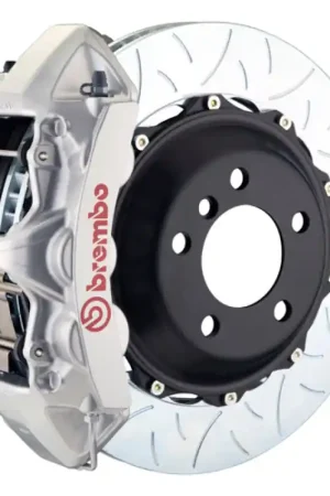 Brembo 97-04 Corvette C5 Front GT BBK 6 Piston Cast 380x32 2pc Rotor Slotted Type-3-Silver Secure Checkout