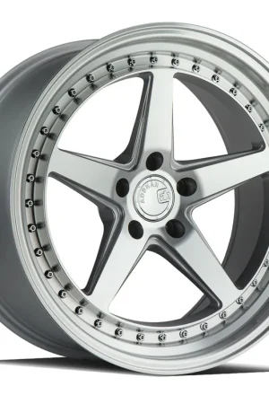 Affordable Aodhan DS05 19X9.5 5X114.3 +15 Offset Wheel - Silver w/Machined Face
