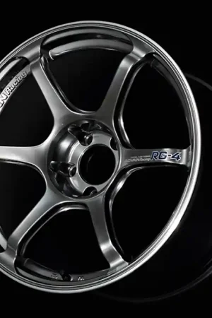 Advan RG-4 17x9.0 / +63 Offset / 5x114.3 / 73mm Bore / Racing Hyper Black and Ring Holiday Sale