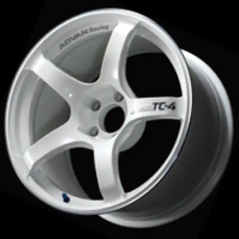 Advan TC4 16x6.5 +45 4x100 Racing White Metallic and Ring Wheel Hot Picks