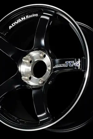 Advan TC-4 SE 18x10.5 / +15 Offset / 5-114.3 / 73mm Bore / Racing Gloss Black & Diamond Cut Best Seller