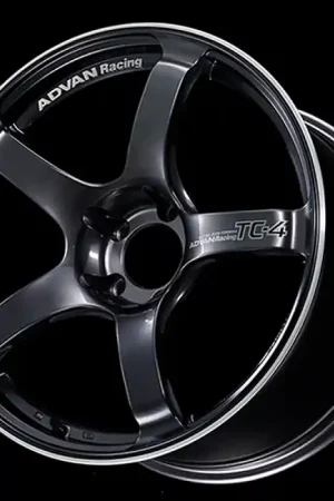 Advan TC4 18x9.5 +45 5-120 Racing Black Gun Metallic and Ring Wheel Best Seller