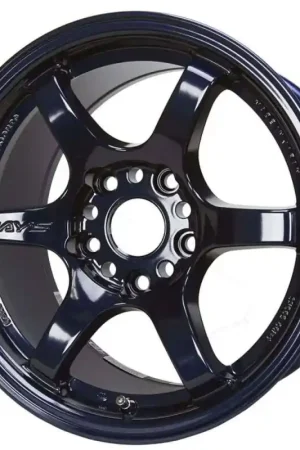 Certified Gram Lights 57DR 15x8.0 +35 5-114.3 Dark Blue Wheel