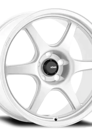 Affordable Konig Hexaform 18X10.5 5X114.3 ET18 Gloss White Flow Formed