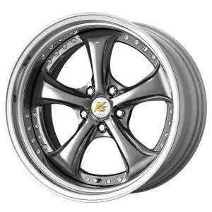 Worldwide Shipping Work Wheels VS-KF 5x115 20x11+46 Brilliant Silver Black O Disk STEP RIM