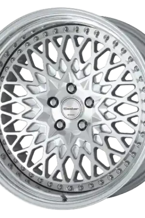 Authentic Work Gran Seeker Ccx 5x108 19x11+0 O Disk Machined Silver Polish
