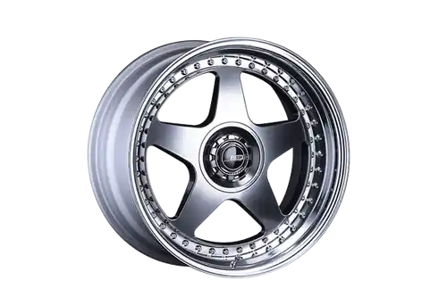 Crafted SSR Professor SP6 5x112 18X9.5+30 NR Disk Titan Silver