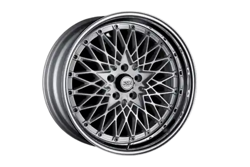 Authentic SSR Formula MESH 5X100 18X10.5+43 SL Disk Fm Silver