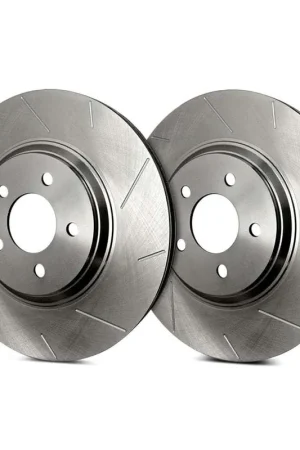 Order Now SP Performance Rear Vented 10 Lug Straight & Curved Silver ZRC Brake Rotors PLA T54-5151-P
