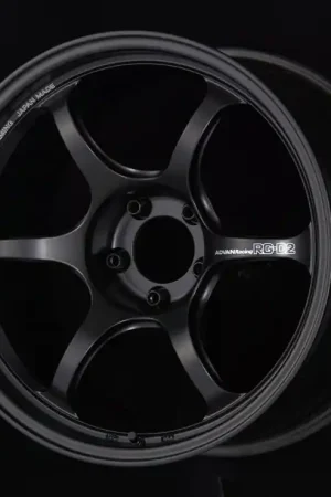 Advan RG-D2 18x10.5 +15 5x114.3 Semi Gloss Black Wheel Final Sale