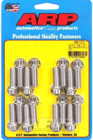 ARP BB Chevy 12pt Header Bolt Kit - High-Performance Exhaust System Fasteners Latest