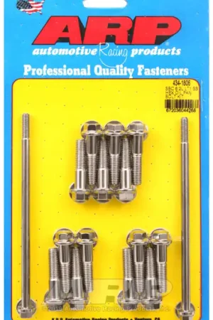 ARP Chevy LT1 6.2L Oil Pan Hex Stainless Steel Bolt Kit - High-Performance Engine Fasteners Sale
