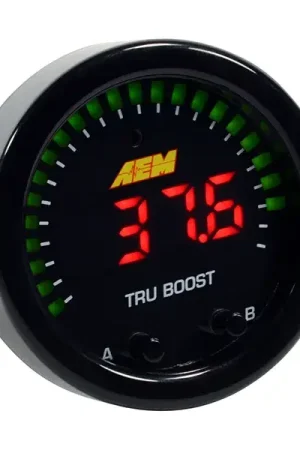 AEM TRU-BOOST X-Series - Boost Controller Gauge Hassle-Free Returns